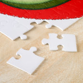 Niedlicher Avocado im Roten Herzen Puzzle (Seite)