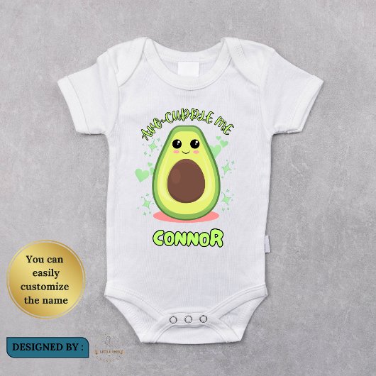 Niedlicher Avocado Kinderanzug und Shirt für Kinde