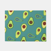 Niedlicher Avocado-Schnitt Sommer Grün Farbverlauf Fußmatte (Vorderseite)