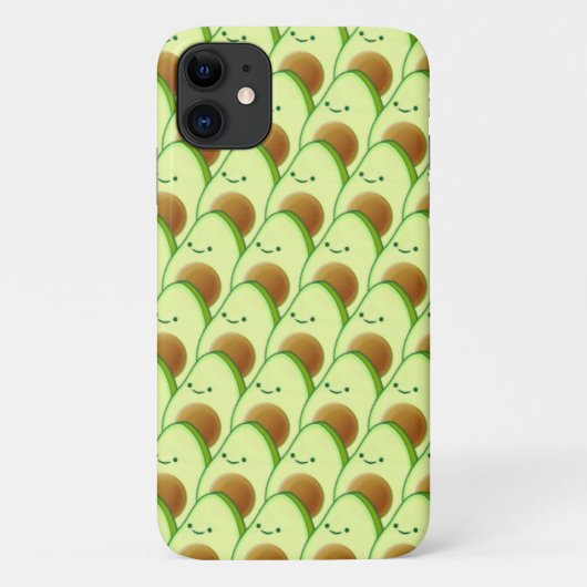 Niedlicher Avocado überall Zeichnend Case-Mate iPhone Hülle (Rückseite)