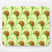 Niedlicher Avocado überall Zeichnend Mousepad (Vorne)