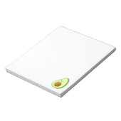 Niedlicher Avocado Zeichne Custom Notizblock (Rotiert)