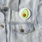 Niedlicher Avocado Zeichnend Button (Beispiel)