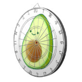 Niedlicher Avocado Zeichnend Dartscheibe (Vorderseite rechts)