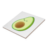 Niedlicher Avocado Zeichnend Fliese (Seite)
