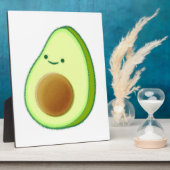Niedlicher Avocado Zeichnend Fotoplatte (Seite)