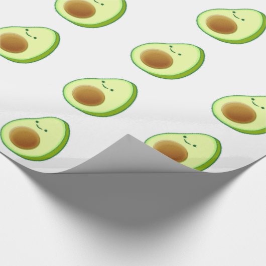 Niedlicher Avocado Zeichnend Geschenkpapier (Ecke)