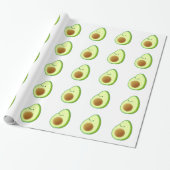 Niedlicher Avocado Zeichnend Geschenkpapier (Ungerollt)