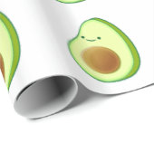 Niedlicher Avocado Zeichnend Geschenkpapier (Rolleneckpunkt)