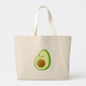 Niedlicher Avocado Zeichnend Jumbo Stoffbeutel (Rückseite)