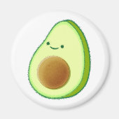 Niedlicher Avocado Zeichnend Magnet (Vorne)