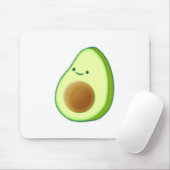 Niedlicher Avocado Zeichnend Mousepad (Mit Mouse)