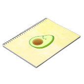 Niedlicher Avocado Zeichnend Notizblock (Linke Seite)