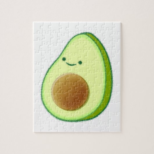 Niedlicher Avocado Zeichnend Puzzle (Vertikal)