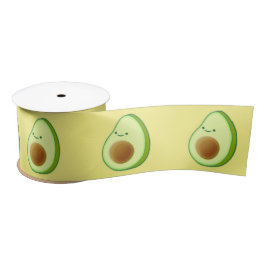 Niedlicher Avocado Zeichnend Satinband