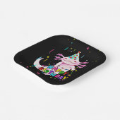 Niedlicher axolotaler Geburtstag Pappteller (Gewinkelt)