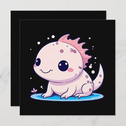 niedlicher axolotaler Philosoph (Vorne/Hinten)