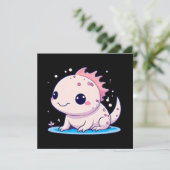 niedlicher axolotaler Philosoph (Stehend Vorderseite)