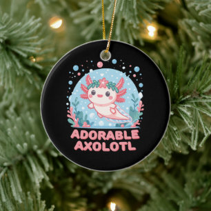 Niedlicher Axolotl Aquatische Süße Keramik Ornament