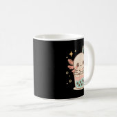 Niedlicher Axolotl im Bubble Tee Cup Kawaii Tierfr Kaffeetasse (VorderseiteRechts)
