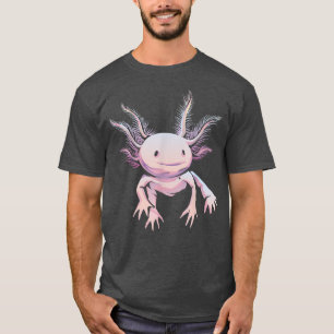 Niedlicher Axolotl Kawaii Chibi Pastel Goth Anime  T-Shirt