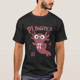 niedlicher axolotl liebt Mathematik, Funny Pi Day T-Shirt