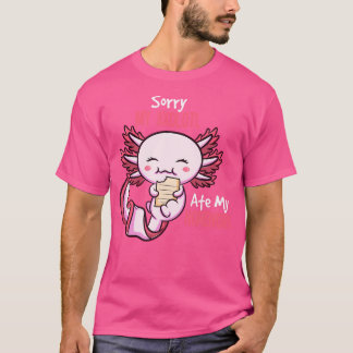 Niedlicher Axolotl Mexican Walking Fish Amphibien  T-Shirt