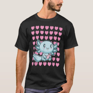 Niedlicher Axolotl Valentinstag I Liebe Sie Alotl T-Shirt