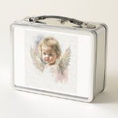 Niedlicher Babelenankenaufkleber Metall Brotdose (Rückseite)