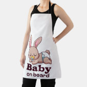 Niedlicher Baby Affe "Baby an Bord" Auto Schürze (InSitu)