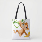 Niedlicher Baby-Affe Tasche (Vorderseite)