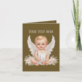 Niedlicher Baby Angel-Text (Vorderseite)