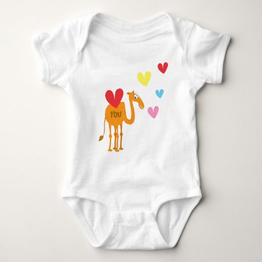 Niedlicher Baby-Anzug mit Kamel Baby Strampler (Vorderseite)