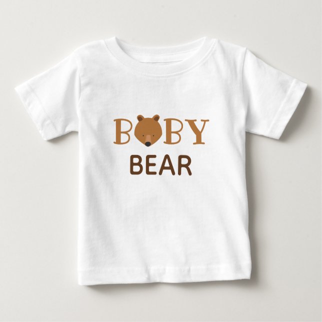 Niedlicher Baby-Bär Baby T-shirt (Vorderseite)