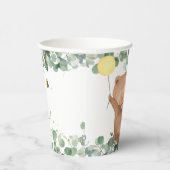 Niedlicher Baby Bear Greeneral Neutral Baby Dusche Pappbecher (Rechts)