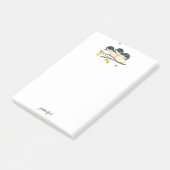 Niedlicher Baby Bird 3 Chickadee auf Baumzweig Post-it Klebezettel (angewinkelt)