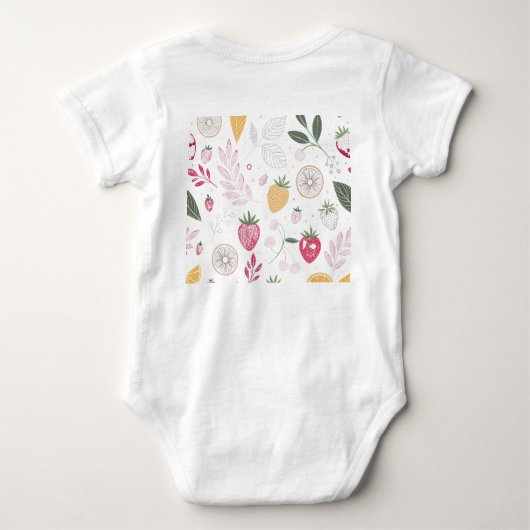 "Niedlicher Baby-Bodysuit" Baby Strampler (Rückseite)