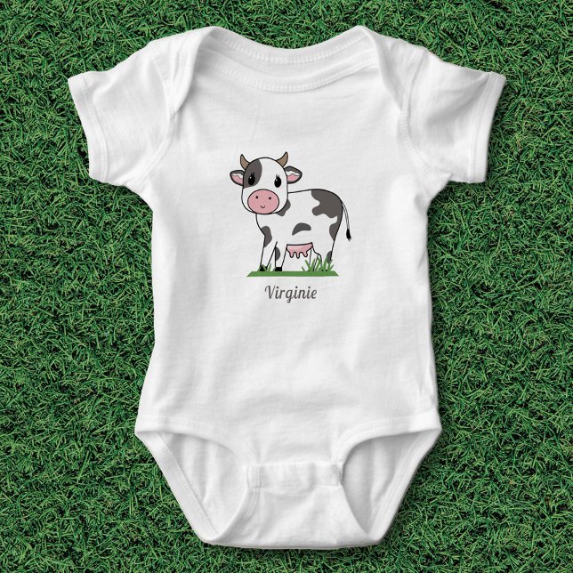Niedlicher Baby-Bodysuit Baby Strampler (Cute Cow Baby Bodysuit)