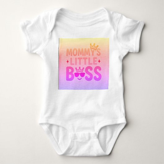 Niedlicher Baby Bodysuit | Design "Geboren für Shi Baby Strampler (Vorderseite)