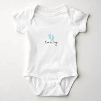 Niedlicher Baby Bodysuit mit Fußabdruck Baby Strampler