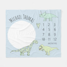 Niedlicher Baby Boy Dinosaur Cartoon mit dem Namen