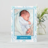 Niedlicher Baby Boy Octopus Sea Life Ankündigung (Stehend Vorderseite)