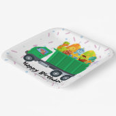 Niedlicher Baby-Dinosaurier-Eiertransporter Geburt Pappteller (Gewinkelt)