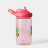 Niedlicher Baby-Dinosaurier Traktor Rücken 2 Schul Trinkflasche (rechts)