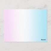 Niedlicher Baby-Dinosaurier-Traktor Truck Geburtst Postkarte (Rückseite)