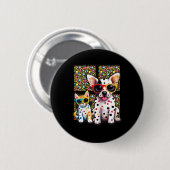 Niedlicher Baby Dot Day Cat Lover Button (Vorne & Hinten)