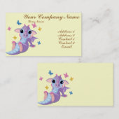 Niedlicher Baby-Drache Visitenkarte (Vorne/Hinten)