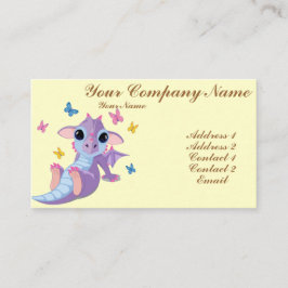 Niedlicher Baby-Drache Visitenkarte