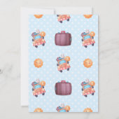 Niedlicher Baby-Duschantrieb Einladung (Rückseite)