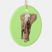 Niedlicher Baby-Elefant Keramik Ornament (Rechts)